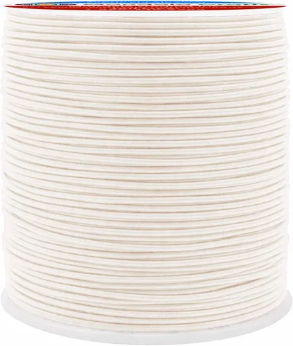 Miniatura 57 de Mandala Crafts Cuerdas elásticas color burdeos de 0.079 pulgadas para hacer joyas y cuentas, cuerda elástica de 76 yardas, hilo elástico redondo