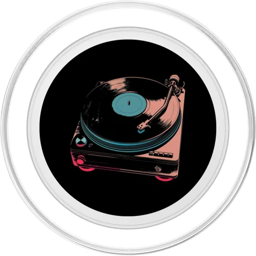 Miniatura 2 de Retro Turntable PopSockets MagSafe PopGrip for iPhone