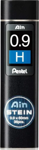 Miniatura 4 de Pentel Ain Stein - Lápiz mecánico, 0.035 in, 2B, 36 minas (C279-2B)