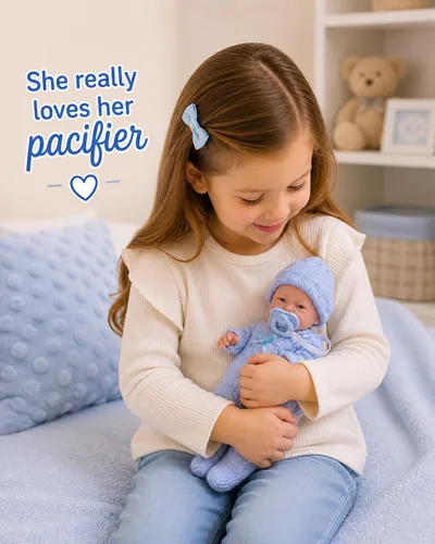 Miniatura 2 de Muñeco recién nacido La Newborn Real Boy - Azul
