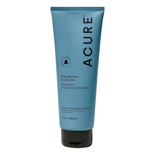 Acure Acondicionador diario de sandía para entrenamiento - Acondicionador hidratante y humectante ligero para mujeres y hombres con cabello graso y