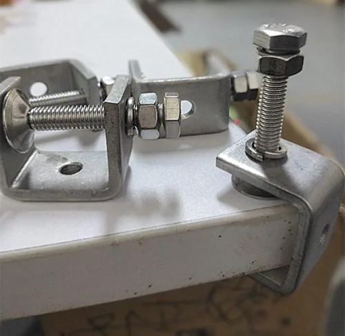 Miniatura 2 de Mini abrazaderas C de acero inoxidable de 0.000-0.984 in para montaje, 6 piezas de alta resistencia para carpintería en U, herramientas