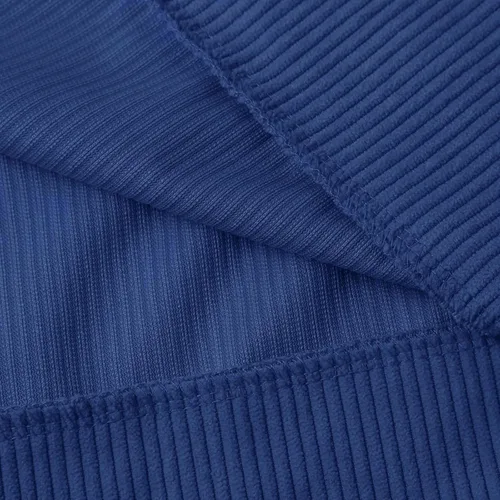 Miniatura 4 de Sudadera polo de pana para hombre, manga larga, rasgada, texturizada, suéter Vinatge con parches y botones
