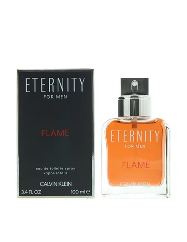 Miniatura 4 de Calvin Klein Eternity Flame Eau De Toilette para hombre, 3.4 onzas líquidas