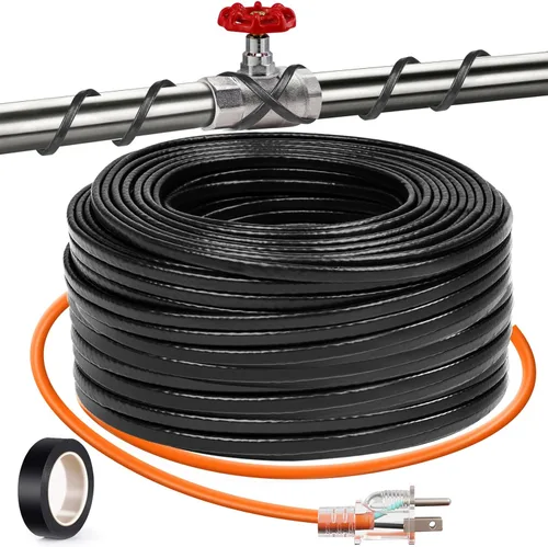 Miniatura 17 de Heat Tape - Cable de calefacción de deshielo, para tubos de metal o plástico, para proteger tuberías de agua contra la congelación, temperatura