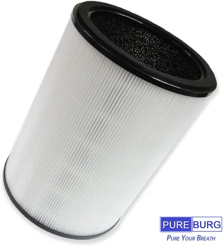Miniatura 2 de PUREBURG Filtro de repuesto compatible con BISSELL air280 (2904A) y air280 (3138A) Max Air Purifier 3054, H13 HEPA activado carbón activado 4 etapas