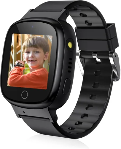 Reloj inteligente para niños con 26 videojuegos, cámara selfie, reproductor de video, podómetro, cronómetro, reloj despertador, linterna, calendario