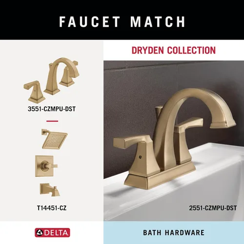 Miniatura 7 de DELTA FAUCET 75135-CZ Dryden - Gancho para toallas montado en la pared, color bronce champán Champagne bronce