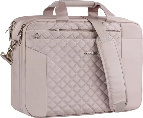 Miniatura 8 de Kroser - Bolso de hombro para portátil de 15,6 pulgadas, maletín bandolera para portátil, bolso de mano repelente al agua, para negocios, unisex