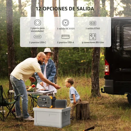 Miniatura 4 de pecron Estación de energía portátil E1000LFP, batería de reserva LiFePO4 de 1024 Wh/1800 W, generador solar expandible a 4096 Wh, estación