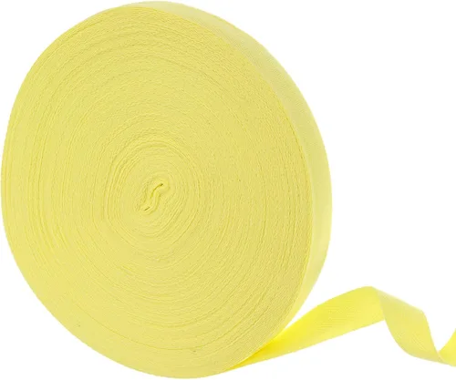 Miniatura 103 de uxcell Cinta de sarga de algodón de 50 yardas, cinta de espiga de 3/8 pulgadas para coser ropa, manualidades (azul)