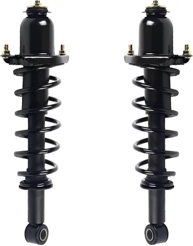 Miniatura 15 de Detroit Axle - Puntales 4WD para Ford Expedition Lincoln Navigator 1997-2002, 4 puntales completos con muelle helicoidal delantero trasero 1998 1999