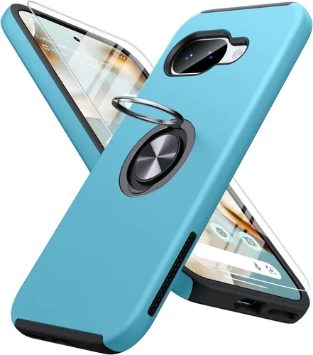 Miniatura 52 de JAME Funda para Google Pixel 7 Pro, Funda de Ajuste Delgado para Pixel 7 Pro con Soporte de Anillo Kickstand