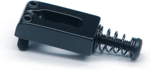 Miniatura 5 de Sillas de puente de trémolo de metal de 0.413 in para Fender Stratocaster Strat Telecaster Tele guitarra eléctrica (negro)