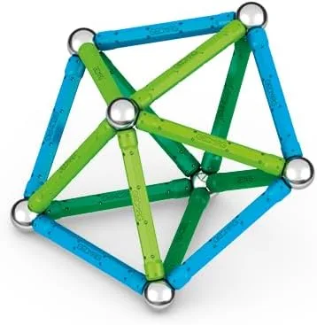Miniatura 6 de Geomag Juguetes magnéticos clásicos para niños a partir de 8 años, 25 imanes educativos STEM para niños, bloques magnéticos hechos en Suiza
