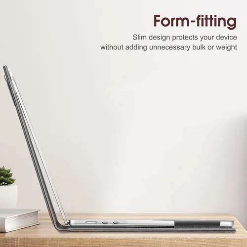 Miniatura 6 de Fintie Funda para MacBook Air de 15 pulgadas A3448 A3241 A3114 A2941 (versión 2023 2024 2025 2026), funda de piel sintética prémium para MacBook Air