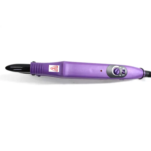 Miniatura 3 de JR611-Purple-C Set" - Herramienta de termostato de extensión de cabello de fusión PTC de hierro sin rastro, alicates de calefacción, conector