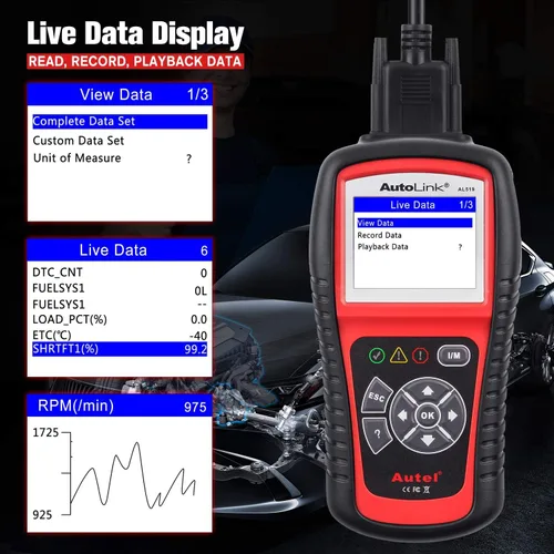 Miniatura 6 de Herramienta de escaneo con 6 modalidades Autel AL519 Autolink mejorado OBD