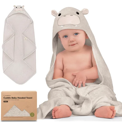 Miniatura 24 de KeaBabies Toalla de bebé con capucha para recién nacido, viscosa derivada de bambú, toallas de baño grandes con capucha para niños, niñas, niños