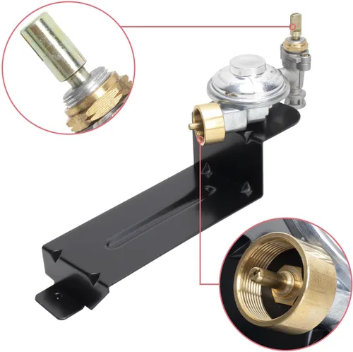 Miniatura 6 de 80476 Reemplazo del conjunto de válvula y regulador para parrillas de gas Weber Q200 Q220 Series (2003-2013), regulador de válvula de parrilla