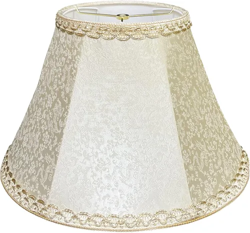 Miniatura 11 de TOOTOO STAR Pantallas de lámpara grandes de tambor de 12" de ancho superior x 16" de ancho inferior x 11" de alto, pantalla de lámpara de cuero
