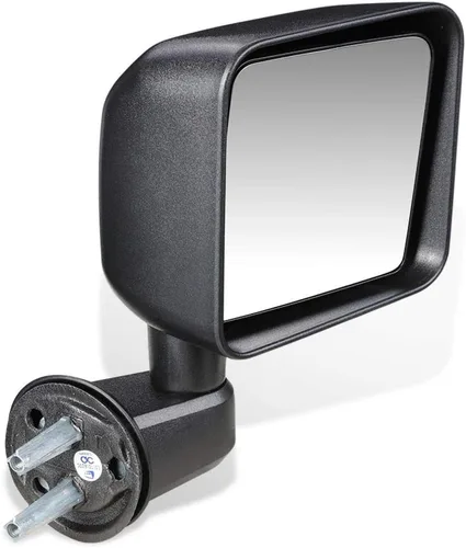 Miniatura 15 de DNA Motoring OEM-MR-CH1320271 Ajuste manual de estilo de fábrica con espejo lateral izquierdo de vidrio calentado compatible con Wrangler 07-18