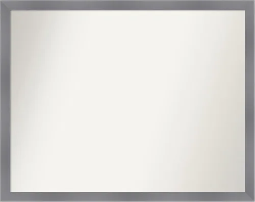 Miniatura 120 de Amanti Art Espejo personalizado, espejo de baño gris plomo a rayas, espejo de pared o espejo de tocador de baño sobre el fregadero