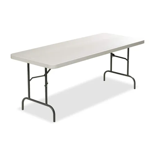 Miniatura 10 de Iceberg - Mesa plegable de 24 x 48 pulgadas, Platinum, IndestrucTable Too 500 Series (Fabricada en Estados Unidos), 65503 Platino