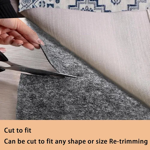 Miniatura 3 de Almohadilla de alfombra 100% impermeable, tapete de área extra grande de 6 x 9 pies, antideslizante, para todos los pisos y acabados, almohadilla