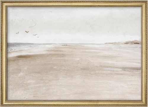 Miniatura 101 de MUDECOR Lienzo enmarcado prémium para pared, pinos nevados en bosque de invierno, ilustraciones modernas, arte contemporáneo, escénico, divertido
