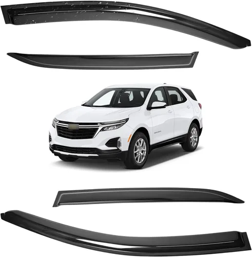 Miniatura 116 de Viseras para ventanas para Mazda 3 Sedán 4 puertas 2004 2005 2006 2007 2008 2009 estilo JDM Mugen, deflector de viento, protector solar y de lluvia