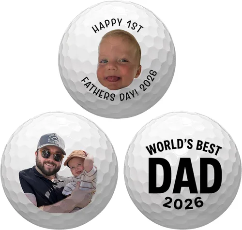Miniatura 15 de Pelotas de golf personalizadas de With Love From Julie para hombres - Bolas de golf personalizadas - Regalos personalizados de bolas de golf