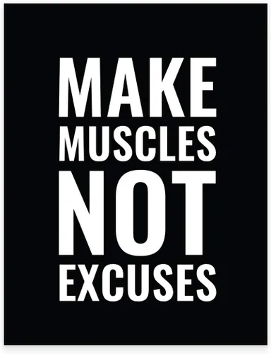 Miniatura 27 de Andaz Press Colección de arte de pared Gym Fitness, 8.5 x 11 pulgadas, impresión de póster con texto en inglés "A Year From Now You Will Wish You