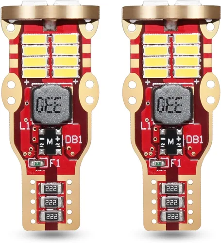 Miniatura 7 de PHINLION Bombillas LED rojas 912 921, Canbus sin errores, T15 904 906 922 W16W LED de repuesto para luces de cúpula de mapa interior o luces