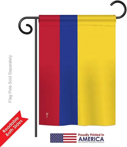 Miniatura 7 de Americana Home & Garden S140055-BO Colombia Banderas del Mundo Nacionalidad Impresiones Decorativas Vertical Casa 28" X 40" Jardín 13" X 18.5