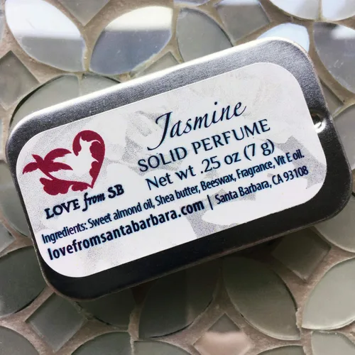 Miniatura 2 de Perfume sólido personal compacto Conveniente, cabe en tu bolso o bolsa de viaje Lujoso regalo de spa artesanal (jazmín)