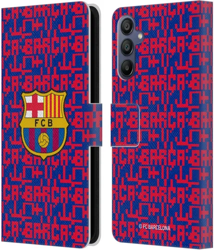 Miniatura 32 de Head Case Designs Funda de piel con licencia oficial del FC Barcelona Barca Crest Graphics para Samsung Galaxy A06 4G