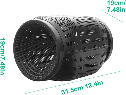 Miniatura 6 de Trampa para cangrejos – Trampa portátil para cangrejos de río, jaula duradera para cangrejos, equipo de pesca al aire libre Trampa plegable ligera