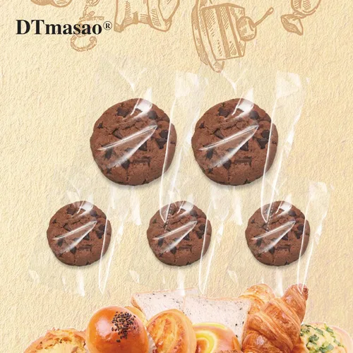 Miniatura 5 de DTmasao 1200 bolsas de celofán autosellantes de 4 x 6 pulgadas, bolsas transparentes para galletas, bolsa de celofán resellable para embalaje