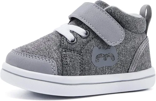 BMCiTYBM Zapatos para bebé niño y niña suaves antideslizantes ligeros para caminar en el primer paso 6 9 12 18 24 meses