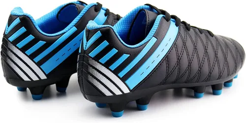 Miniatura 7 de brooman Tacos de fútbol atléticos para niños y niñas, zapatos de fútbol para exteriores