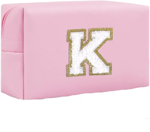 Miniatura 46 de SxoSyo Bolsas de cosméticos para mujer, bolsa de maquillaje grande, bolsa de viaje con cremallera, organizador de brochas de maquillaje para regalos