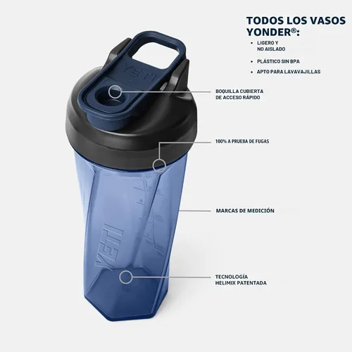 Miniatura 2 de YETI Yonder Helimix Vortex - Botella mezcladora con capacidad para hasta 27 onzas, sin bola de mezcla o batidor, fabricada en Estados Unidos, taza
