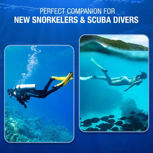 Miniatura 6 de Kraken Aquatics Máscara de buceo para adultos Equipo de esnórquel de calidad para adultos, equipo de buceo, máscara de buceo, equipo de buceo