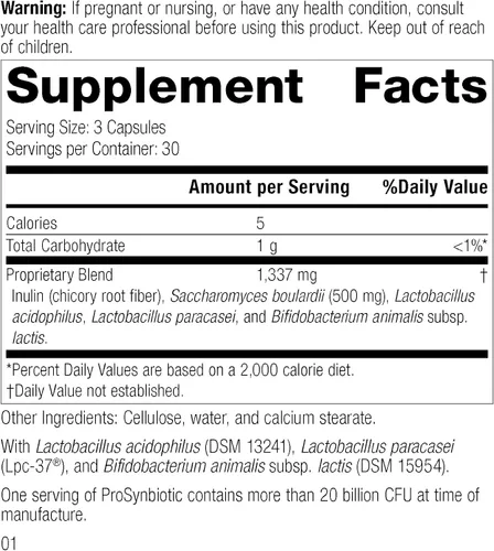 Miniatura 2 de Standard Process ProSynbiotic - Suplemento de alimentos integrales para los intestinos, apoyo inmunológico, digestión y salud digestiva
