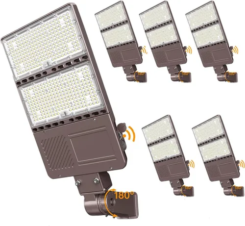 Miniatura 17 de Luz LED de estacionamiento de 150 W, 120 W, 90 W, ajustable, con certificación UL, 5700 K, 5000 K, 4500 K, sintonizable, 22500 lm luz comercial