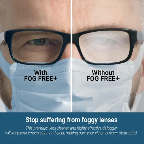 Miniatura 2 de Fog Free Plus - Spray antivaho para lentes – Limpiador de lentes y desempañador – Eficaz en todas las lentes y revestimientos antirreflectantes