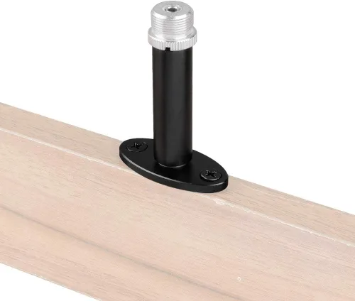 Miniatura 4 de CAMVATE Soporte de montaje en pared con tornillo macho de 5/8"-27 para soporte de micrófono - 1994
