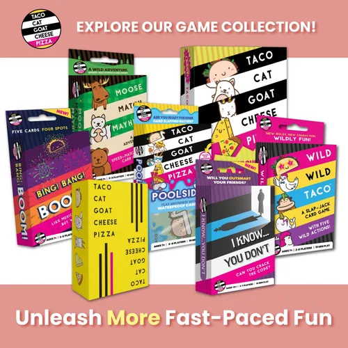 Miniatura 8 de Taco Cat Goat Cheese Pizza Edición Pascua Juego de cartas para noche de juegos familiares Relleno de cesta de Pascua sin dulces Rondas de 15