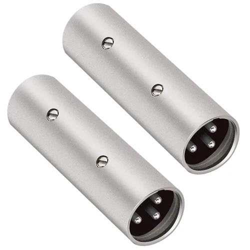 Miniatura 9 de Tisino Adaptador XLR hembra a TRS de 1/4 de pulgada, XLR hembra equilibrada a adaptadores macho de 0.250 in de pulgada - 2 unidades XLRF a 1/4" TRS